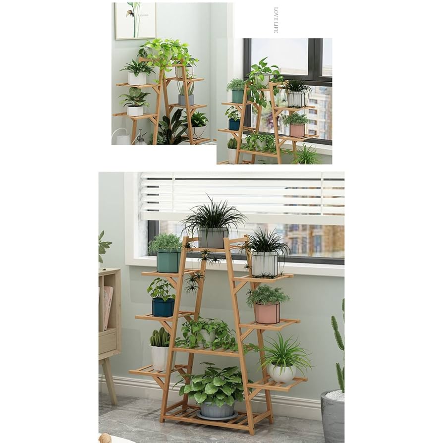Amazon.com: Japanese-Style Solid Wood Plant Stand - Indoor
